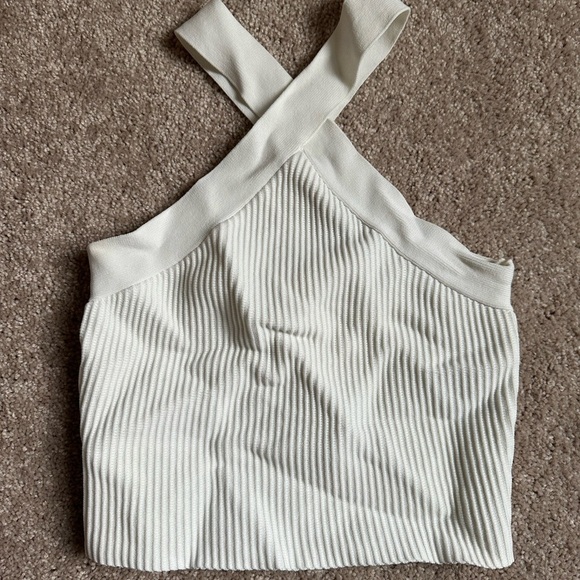Forever 21 Tops - White Ribbed Women's Top